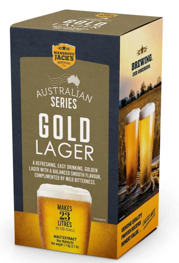 Gold Lager - Mangrove Jack's Australian Brewer's Series, 2,9 kg