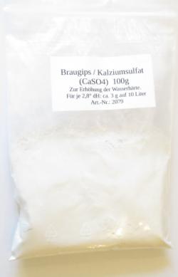 Braugips / Kalziumsulfat - 100 g