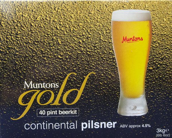 Muntons Süffiges Pilsener (continental pilsner), 3 Kg