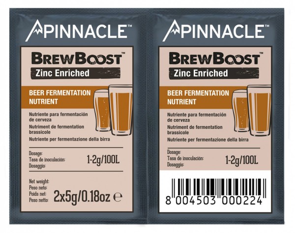 Pinnacle Nährstoff für Bierhefe - Brewboost Zinc Enriched 2x5 g 